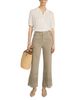Frame Frame The Eyelet High Rise Ankle Wide Flared Jeans in Thyme - 2