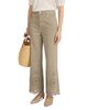 Frame Frame The Eyelet High Rise Ankle Wide Flared Jeans in Thyme - 3