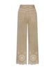 Frame Frame The Eyelet High Rise Ankle Wide Flared Jeans in Thyme - 6