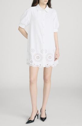 FRAME FRAME The Eyelet Play Shirtdress
