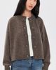 FRAME FRAME The Fleck Cardigan Brown - 2
