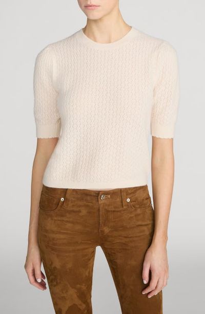 FRAME FRAME The Gathered Honeycomb Cashmere Sweater