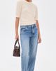 FRAME FRAME The Gathered Honeycomb Cashmere Sweater Cream - 5