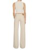 Frame Frame The Gray Cotton Low Rise Wide Leg Jeans in Cappuccino - 3