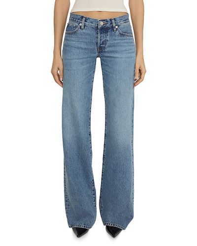 Frame Frame The Gray Low Rise Bootcut Jeans in Rapture