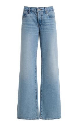 FRAME FRAME The Gray Rigid MidRise WideLeg Jeans