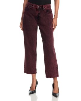 Frame Frame The Hang Straight Ankle Jeans in Rose Oxide