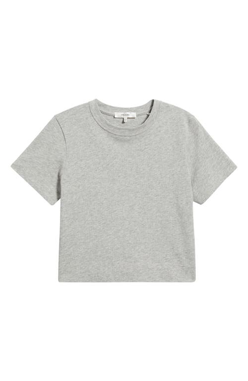 FRAME FRAME The Heather Boxy Crop T-Shirt