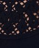 FRAME FRAME The Lace Gathered Sweater Navy - 6