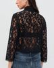 FRAME FRAME The Lace Salon Top Black - 3