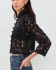 FRAME FRAME The Lace Salon Top Black - 4