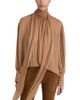 Frame Frame The Lantern Silk Scarf Blouse - 1