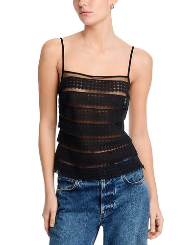 Frame Frame The Lattice Crochet Cami