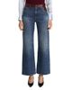 Frame Frame The Leather Contrast Swing High Rise Jeans in Sail - 1