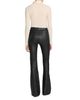 Frame Frame The Leather Flare Jeans in Black - 2