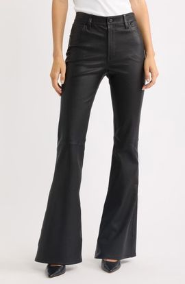 FRAME FRAME The Leather Flare Pants