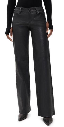 FRAME FRAME The Leather Gray Jeans Black