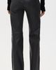 FRAME FRAME The Leather Gray Jeans Black - 3