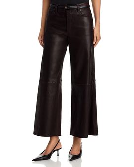 Frame Frame The Leather High Rise Swing Jeans in Truffle