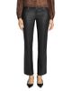 Frame Frame The Leather Mid Rise Ankle Cigarette Jeans in Black - 1