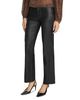 Frame Frame The Leather Mid Rise Ankle Cigarette Jeans in Black - 4
