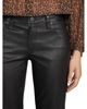 Frame Frame The Leather Mid Rise Ankle Cigarette Jeans in Black - 5
