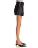 Frame Frame The Leather Pleat Front Shorts - 4