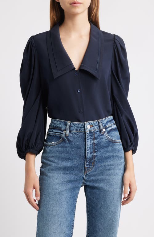 FRAME FRAME The Long Sleeve Silk Sailor Shirt