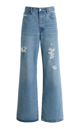FRAME FRAME The Loose Rigid MidRise WideLeg Jeans