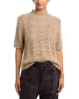 Frame Frame The Lurex Mock Neck Sweater