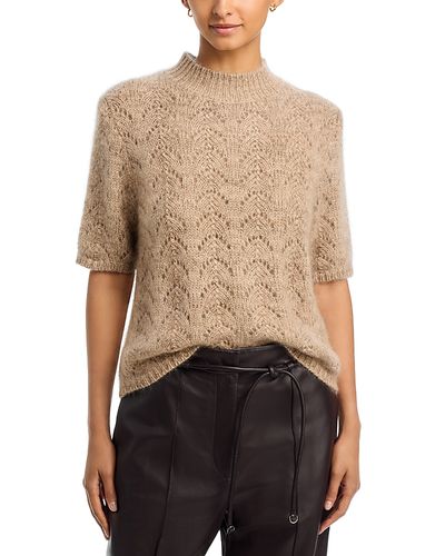 Frame Frame The Lurex Mock Neck Sweater
