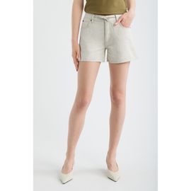 FRAME FRAME The Off Duty Drawstring Cotton & Linen Shorts