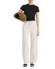 Frame Frame The Off Duty Drawstring Jeans in Natural Ecru - 2