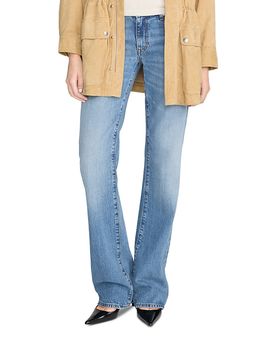 Frame Frame The Off Duty Low Rise Bootcut Jeans in Flutter