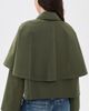 FRAME FRAME The Paddock Cape Jacket Military Green - 3