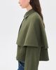 FRAME FRAME The Paddock Cape Jacket Military Green - 4