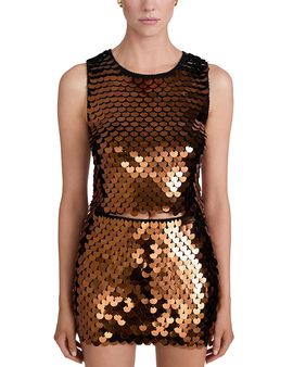 Frame Frame The Paillette Embellished Wool Tank