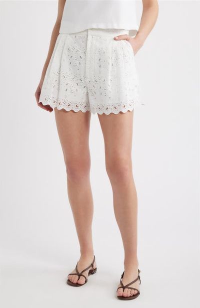 FRAME FRAME The Paisley Eyelet Shorts