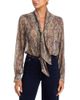 Frame Frame The Paisley Silk Tie Blouse - 1