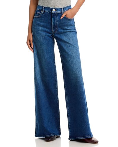Frame Frame The Palace High Rise Wide Leg Jeans in Sonnet