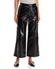 Frame Frame The Patent Leather High Rise Swing Jeans in Black - 1