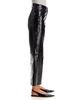 Frame Frame The Patent Leather High Rise Swing Jeans in Black - 4