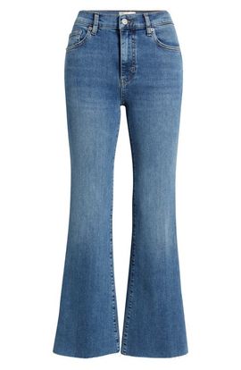 FRAME FRAME The Pixie Icon Raw Hem Flare Leg Jeans