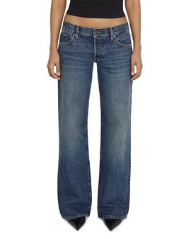 Frame Frame The Pixie Low Rise Bootcut Jeans in Tolerate