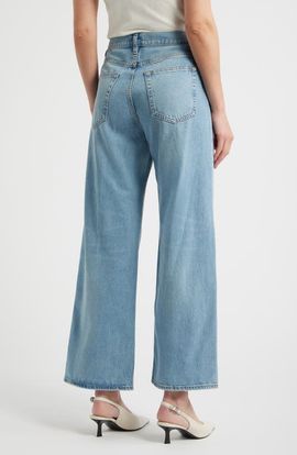 FRAME FRAME The Pixie Off Duty Stroll High Waist Relaxed Straight Leg Jeans