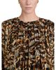 Frame Frame The Pleated Bubble Silk Cropped Top - 4