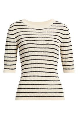 FRAME FRAME The Pointelle Crewneck Top