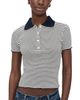 FRAME FRAME The Pointelle Polo Navy Multi - 1