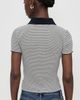 FRAME FRAME The Pointelle Polo Navy Multi - 3