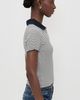 FRAME FRAME The Pointelle Polo Navy Multi - 4